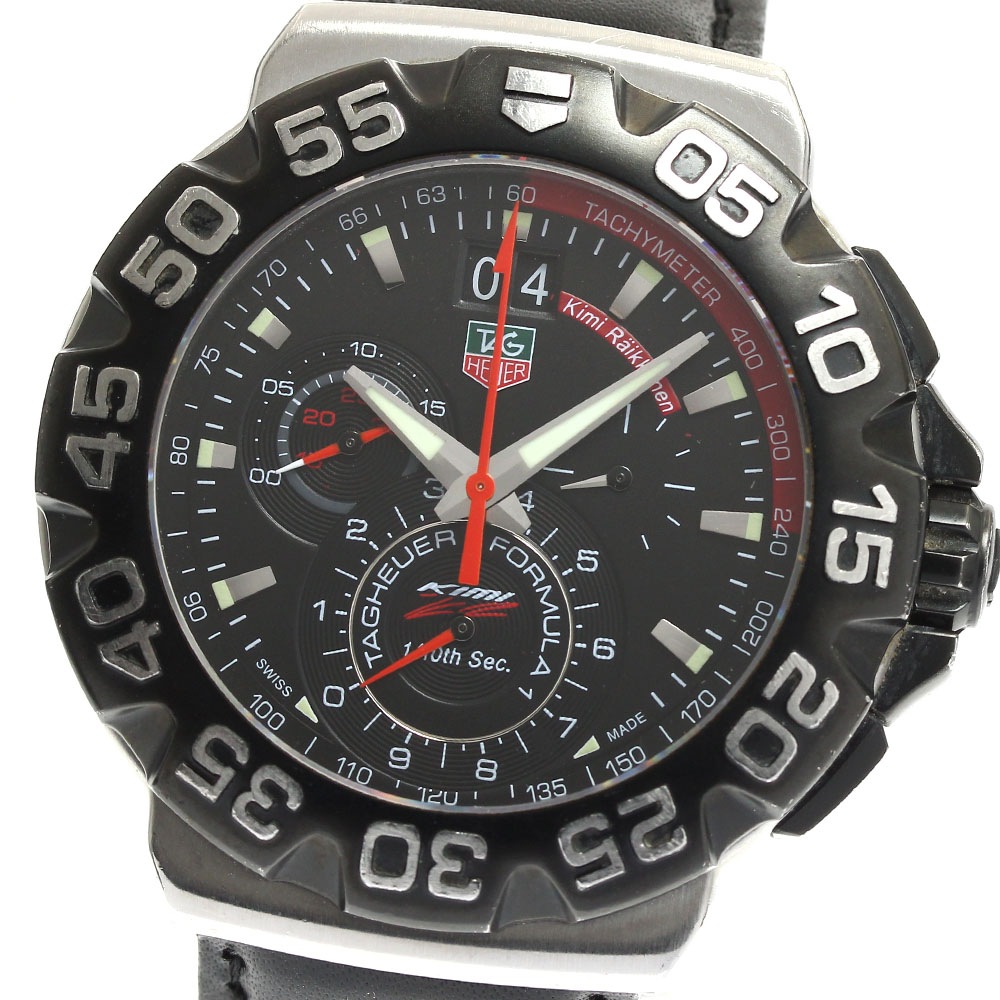 タグホイヤー TAG HEUER CAH1014 フォーミュラ1 キミ・ライコネン限定モデル クロノグラフ クォーツ メンズ _887447【中古】