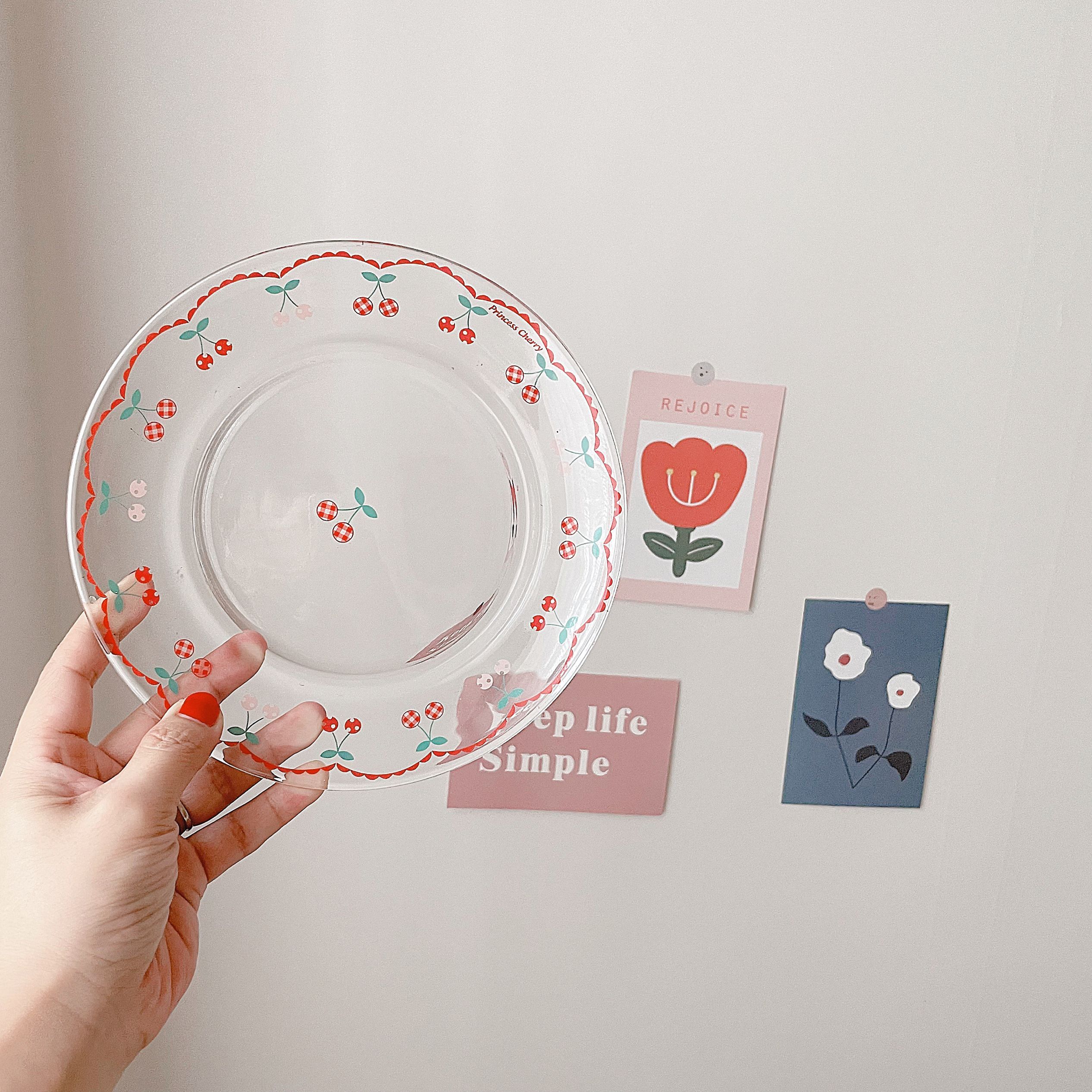 韓国雑貨 可愛いお皿 コップ グラス 茶碗 食器 陶磁器 9号 キッチン用品