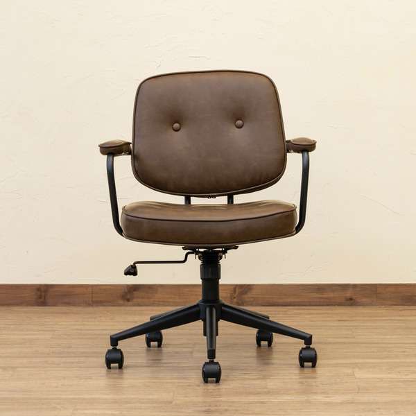 オフィスチェア ダークブラウン （DBR） 組立品 メーカーより直送 ds-2401927