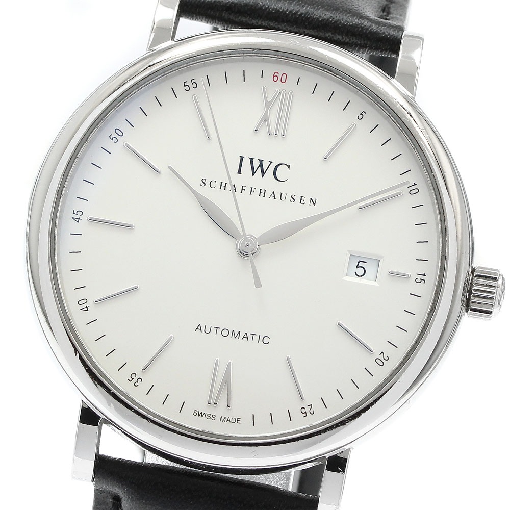 IWC IWC SCHAFFHAUSEN IW356501 ポートフィノ デイト 自動巻き メンズ _942055【中古】