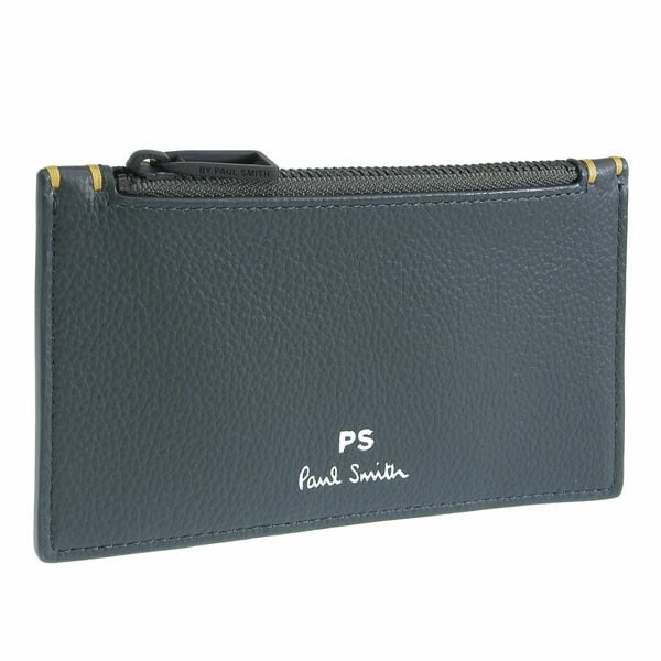 ポールスミス 小物 メンズ カードケース アウトレット レザー ダークグリーン PSMC0226 PAUL SMITH