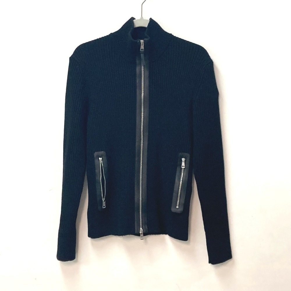 MONCLER モンクレール ジャケット ミッドウェイト 長袖 アパレル トップス アウター ジップアップ ウール ブラック