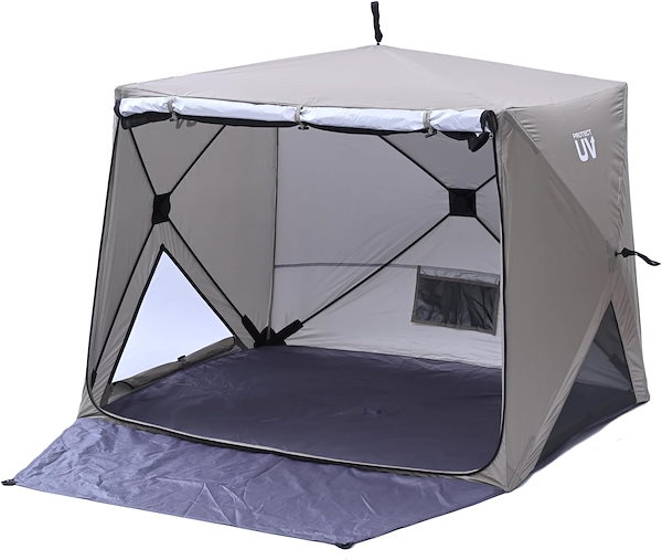 【未使用新品】キャンパーズコレクション 山善 ポップアップテント キューブサイズ Qoo10] キャンパーズコレクション [キャンパーズコレクション 山善] ポッ