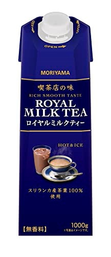 MORIYAMA(モリヤマ) 守山乳業 喫茶店の味 ロイヤルミルクティー 1kg ×6本