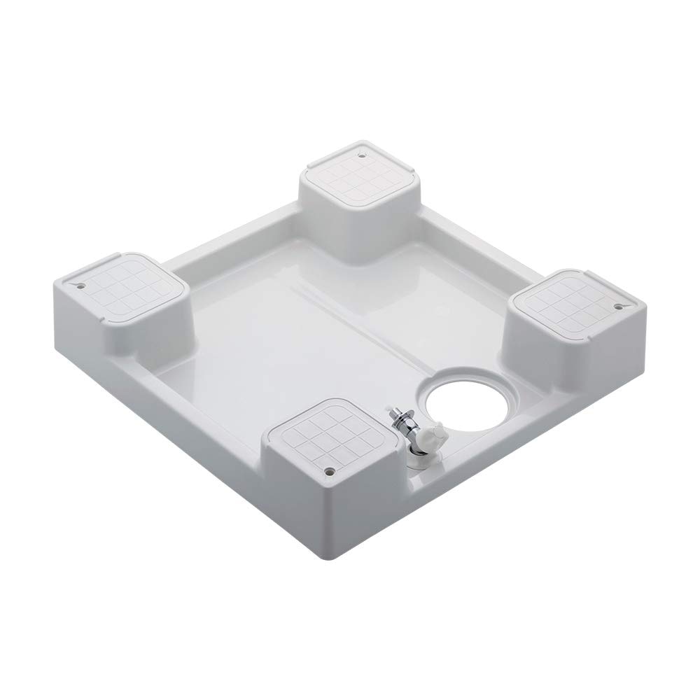 カクダイ[KAKUDAI] 【426-501-W】 洗濯機用防水パン（水栓つき）//ホワイト 洗濯機