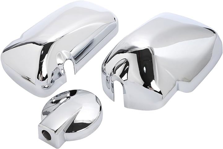 日野/HINO デュトロ エアループ トヨタ ダイナ H23.7月 メッキ カバー サイドミラー アンダーミラー/Φ140 トラック デコトラ サイド/バック ドア 外装( シルバー)