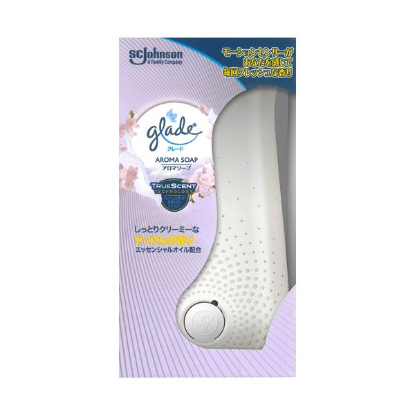 （まとめ） ジョンソングレード 消臭センサー＆スプレー アロマソープ 本体 1個 [x5セット]