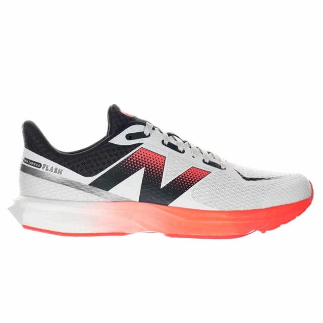 ニューバランス スニーカー メンズ ランニングシューズ ワイズD ダイナソフト フラッシュ v7 MFLSH WR7 NB ローカット ホワイト レッド 黒 靴