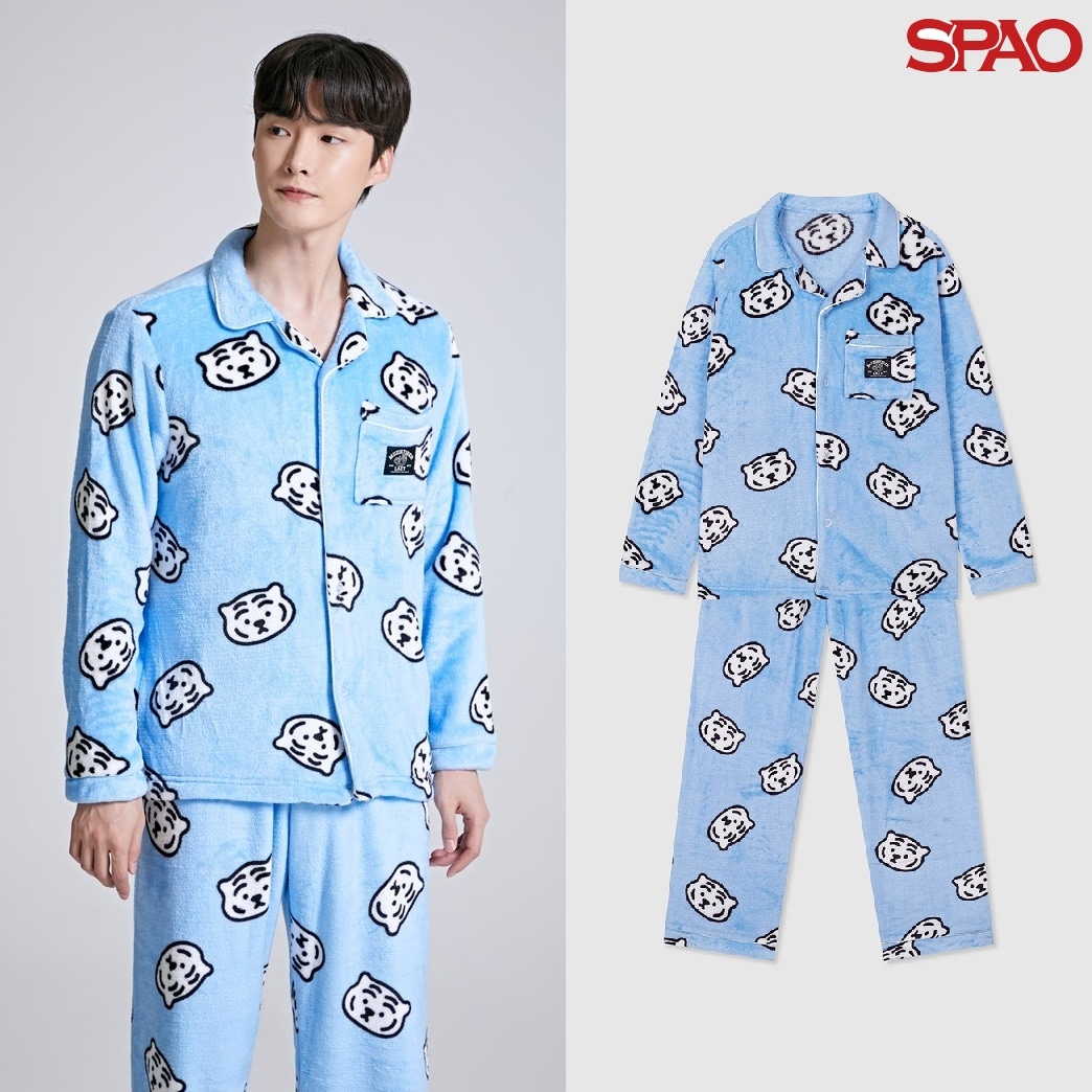 （最終在庫）(無織タイガー) 冬の睡眠パジャマ 男女共用 贈り物 肝節期 カップルアイテム