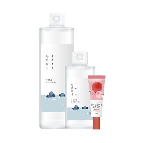 [2年連続1位/本品贈呈] 独島 トナー 500ml+200ml アワーズ 限定企画 (+椿 クリーム10ml)