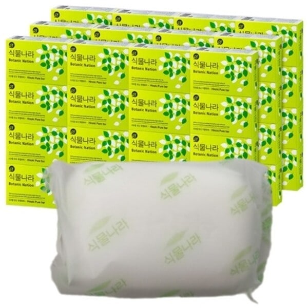 植物の国 ヒノキ ピュアバー石鹸 100g x 48個 WB