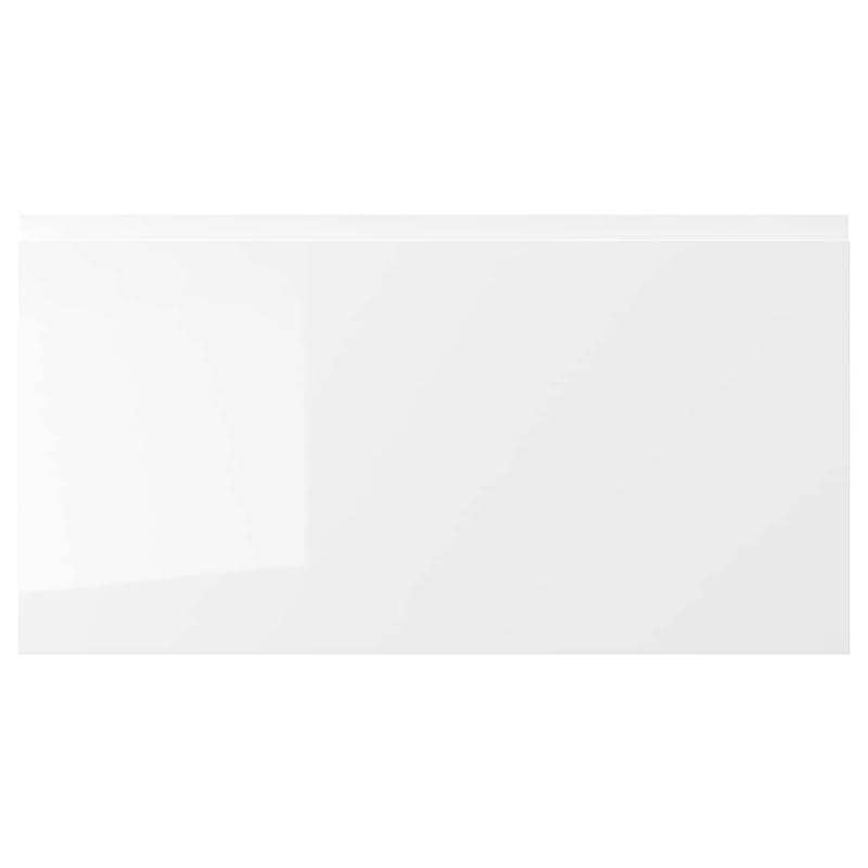 VOXTORP ヴォックストルプ 引き出し前部 - ハイグロス ホワイト 75x40 cm