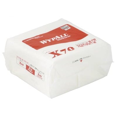 他サイト： 日本製紙クレシア ワイプオール X70 不織布ワイパー レギュラー 335×343mm 四つ折り (50枚入り) 60570の商品画像