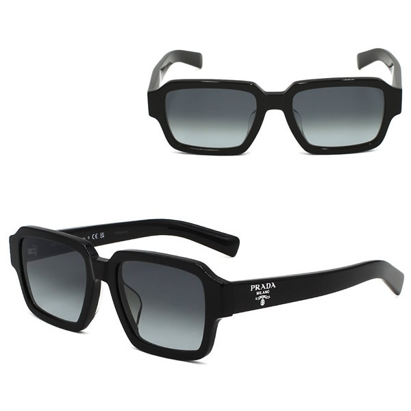 サングラス 0PR02ZSF 1AB06T 54 サングラス メンズ レディース ユニセックス ブラック グレーグラデーション