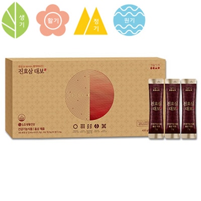 眞酵蔘大寶/発酵紅参/免疫/気力/60日分