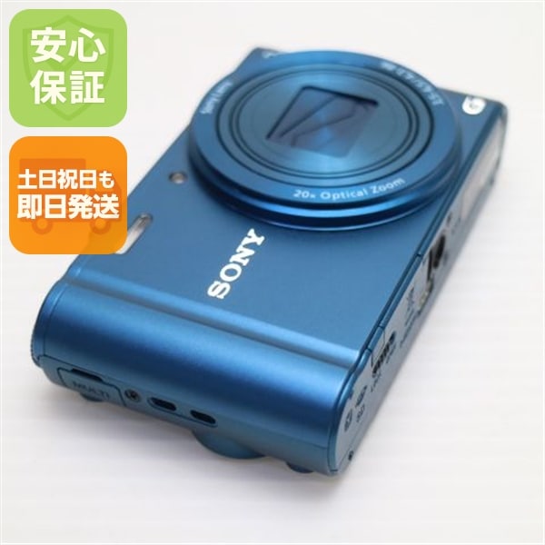 超美品 DSC-WX300 Cyber-shot ブルー デジカメ SONY 115