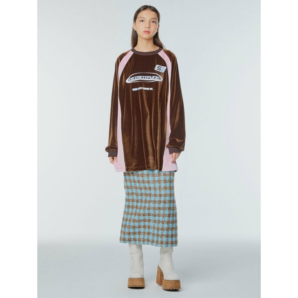 INSTANTFUNKマーメイドウールロングスカート