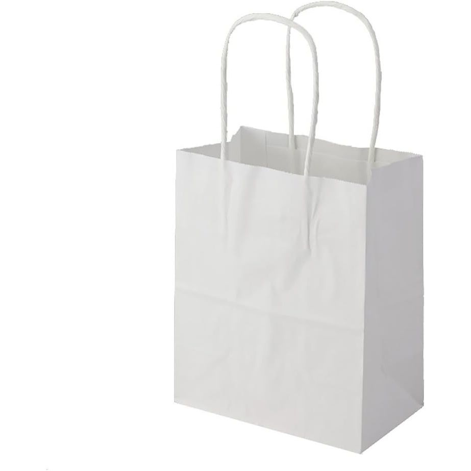 （まとめ買い）シモジマ HEIKO 手提げ紙袋 25チャームバッグ 25CB 18-1 晒白無地 50枚 幅180xマチ105x高220mm 003271111 [x3セット]