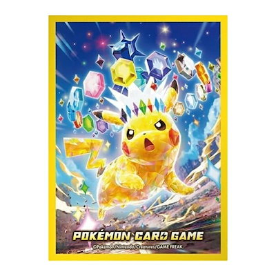 他サイト： ポケモンカードゲーム デッキシールド プレミアム・グロス テラスタイプ：ステラ ピカチュウ 新品未開封の商品画像