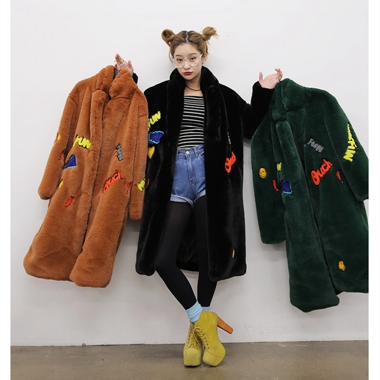 もこもこボリュームファー もふもふ暖かいボリュームファーコート ゆったりする コート レディース