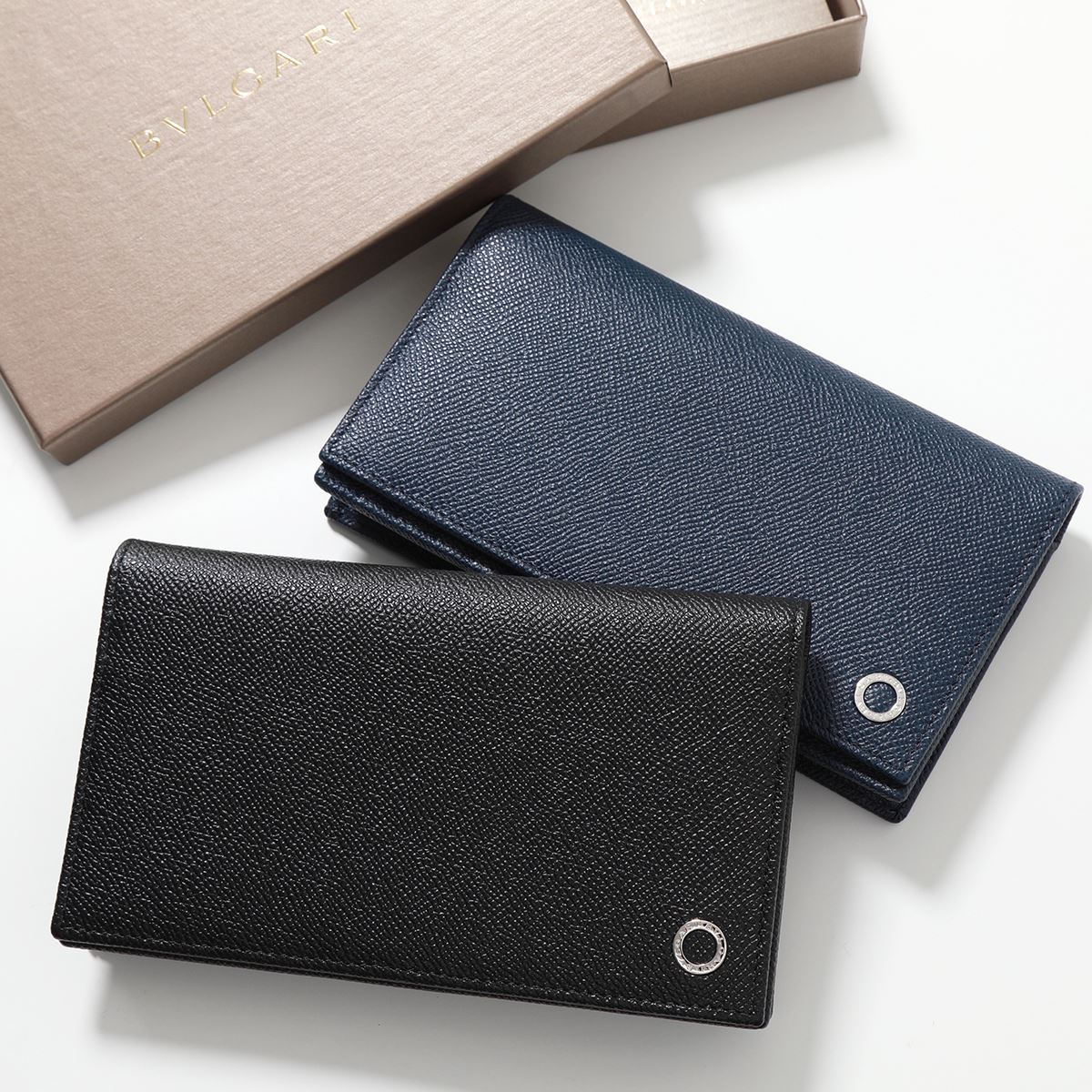 BVLGARI ブルガリ 長財布 BB MAN 30398 283811 メンズ レザー ロゴ Bulgari Bulgari Man 二つ折り 小銭入れあり