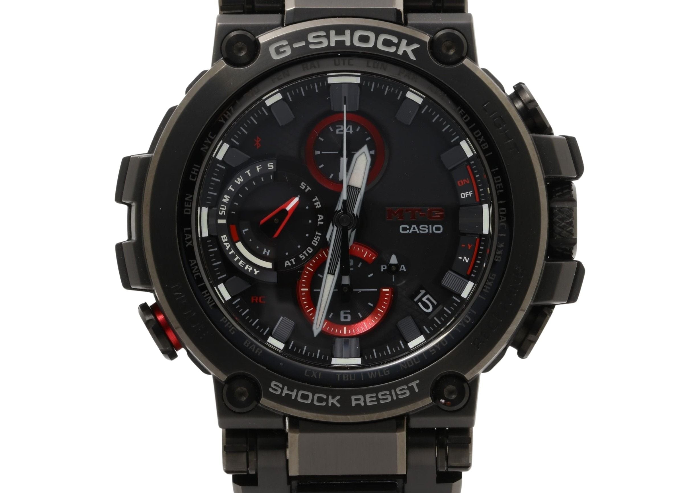 時計 G-SHOCK MTG-B1000 Series 樹脂 ステンレススチール MTG-B1000B-1AJF アナログ ブラック メンズ時計 メンズウォッチ 高級【本物保証】