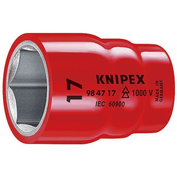 贈り物 KNIPEX（クニペックス）9847-27 （1／2SQ）絶縁ソケット 1000V