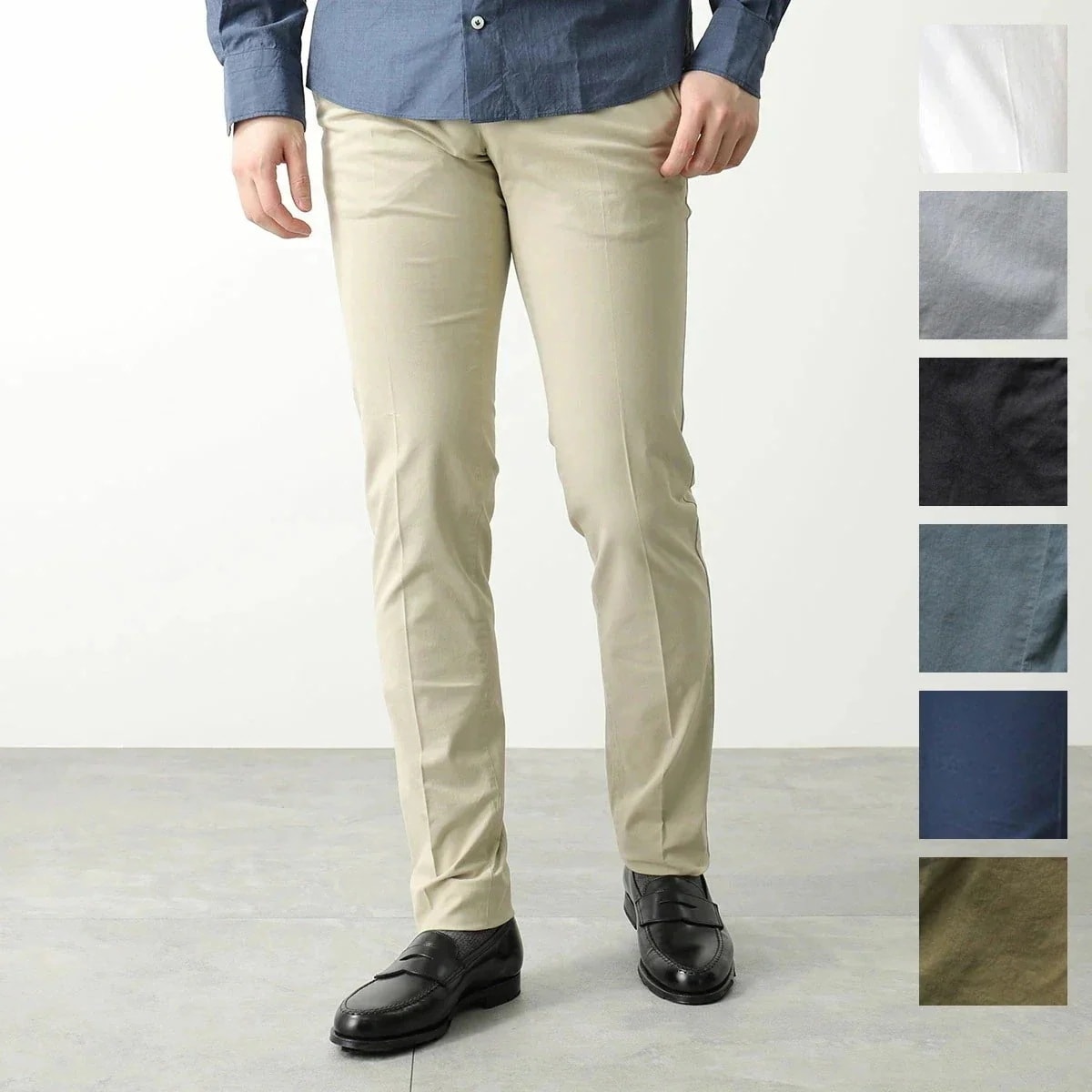 PT TORINO ピーティートリノ スラックス CODT01Z00CL1 MA NU35 SUPER SLIM FIT メンズ コットン ストレッチ トラウザ 【mega】