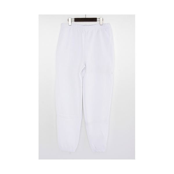 超ヘビーウェイト 13OZ 裏起毛 スウェットパンツ Mサイズ ホワイト 綿混 サイドポケット ウエスト紐付 厚手 丈夫 保温性