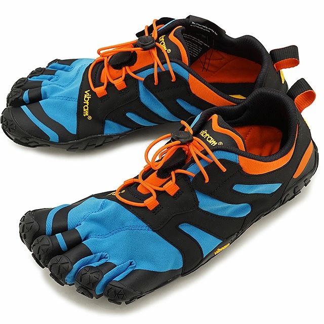 5本指シューズ トレイルランニング用 V-Trail 2.0 [19M7603] メンズ ベアフットスニーカー 靴 Blue/Orange ブルー系 正規取扱店