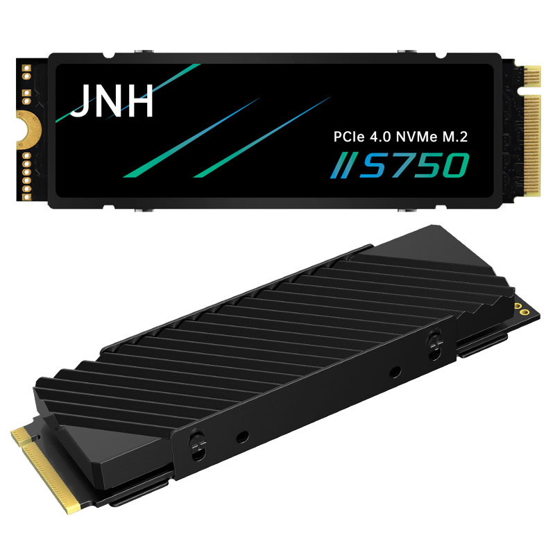 JNH SSD 4TB PCIe Gen4x4 M.2 NVMe 2280 ヒートシンク搭載 新型PS5/PS5対応 3D TLC R:7300MB/s W:6500MB/s 国内5年保証