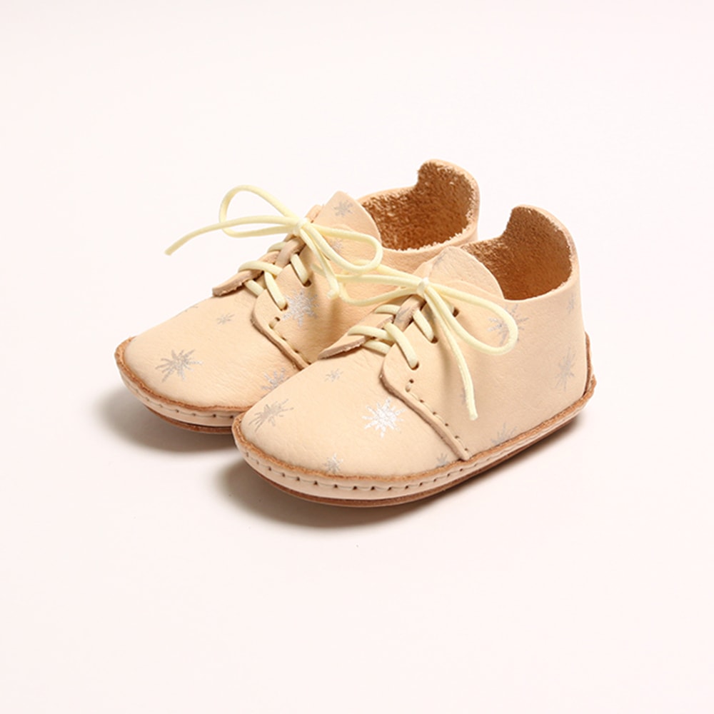 選べるGIFTラッピング無料サービスベビーシューズ 手作りキット umeloihc ウメロイーク 出産お祝い ヌメ革 シル バープリント 13cm 手作りシューズ メモリアル お誕生日プレゼント