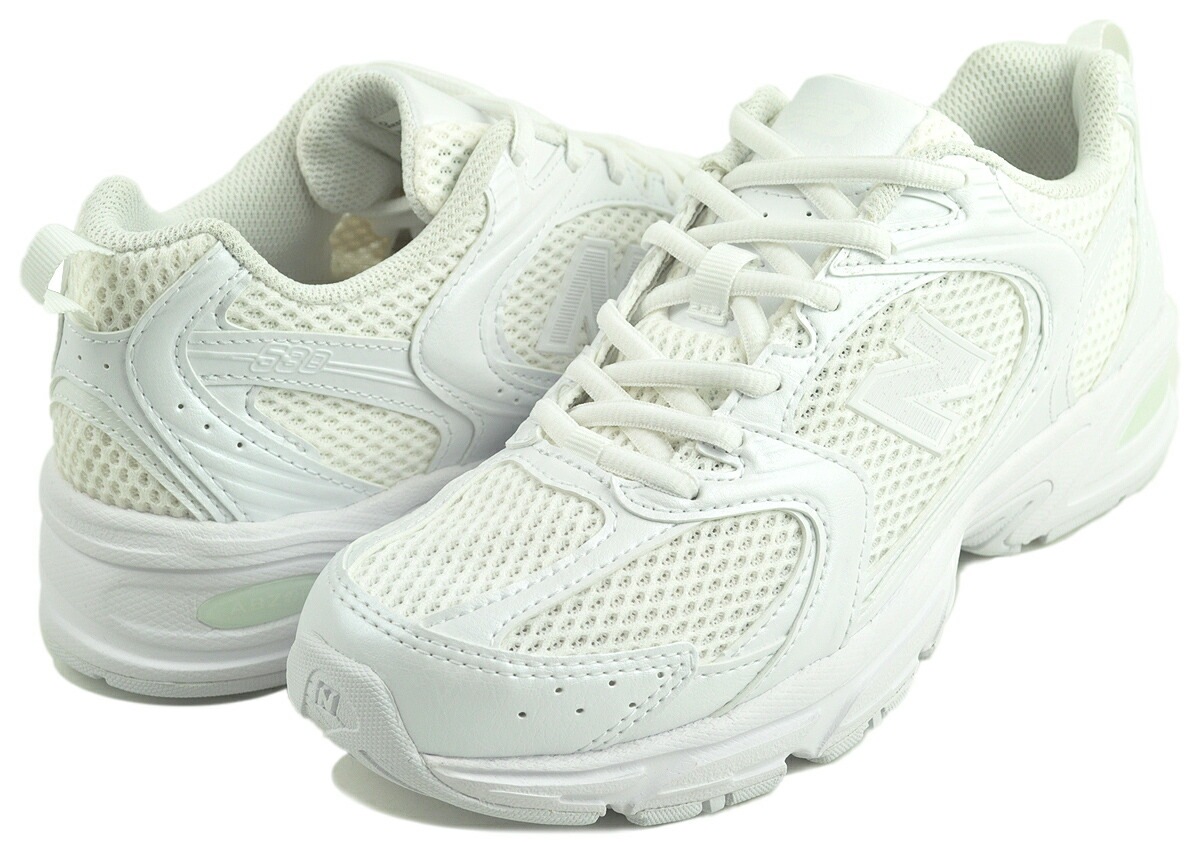 530 レディース スニーカー トリプル ホワイト 軽量 mr530pa