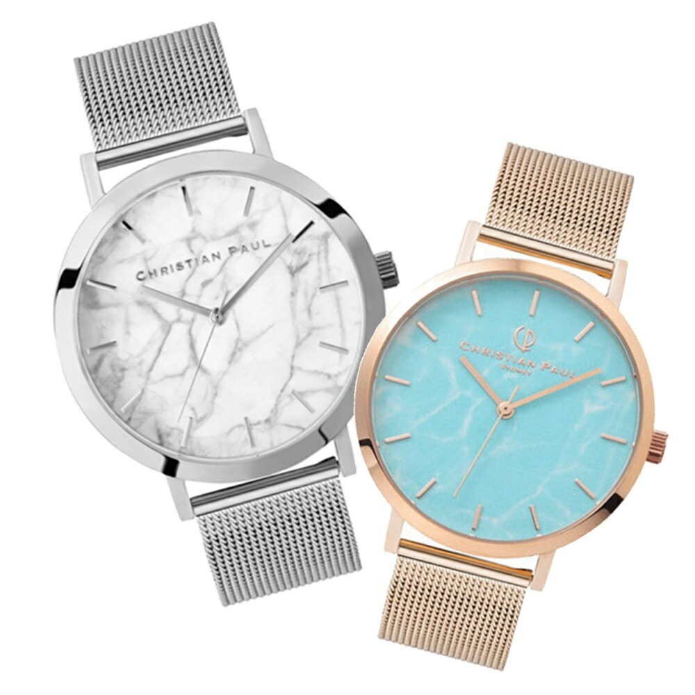 日本正規品 クリスチャンポール ペアウォッチ ペア腕時計 ペアギフト おしゃれ メッシュベルト カップル お揃い プレゼント 誕生日 結婚式 結婚記念日 結婚内祝い 結婚祝い プレゼント 夫婦 両親
