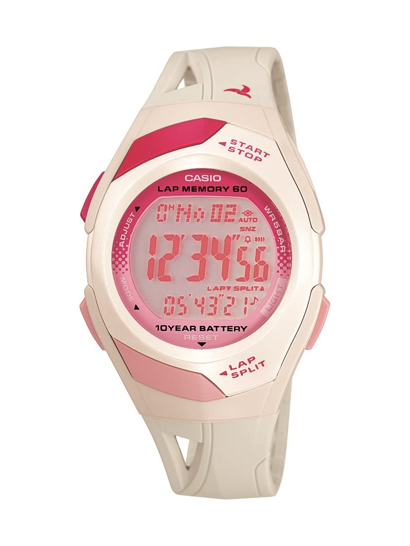 [カシオ]CASIO 腕時計 PHYS フィズ ランナーウォッチ LAP MEMORY60 TOUGH BATTERY10 STR-300-7 ピンク[逆輸入]