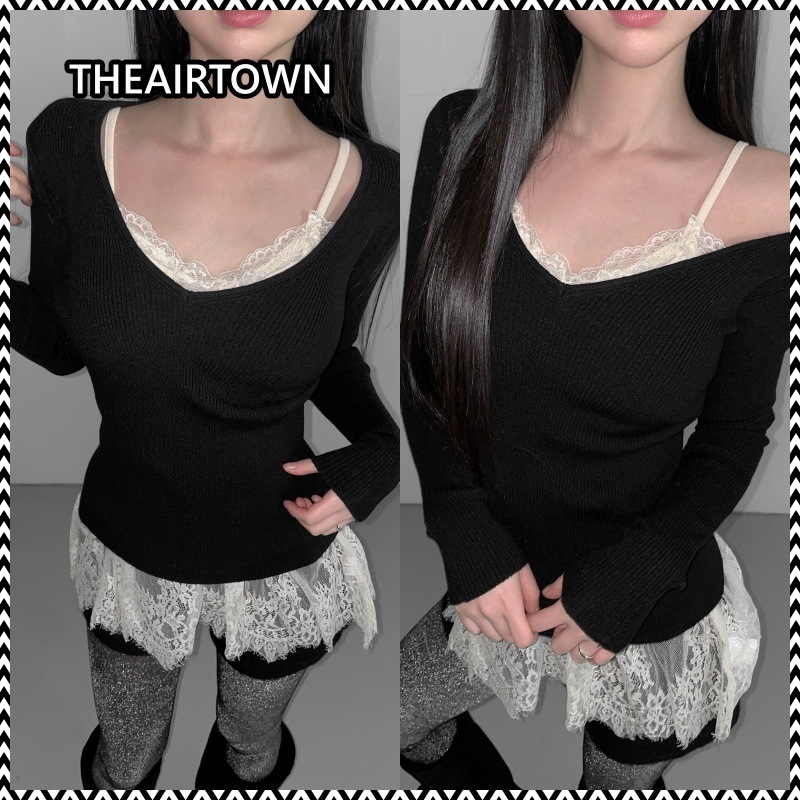 THEAIRTOWN wool slim knit