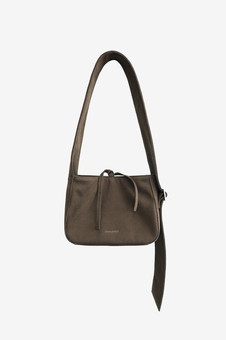 【INSILENCE】 MOLSKIN BELTED BAG : BROWN