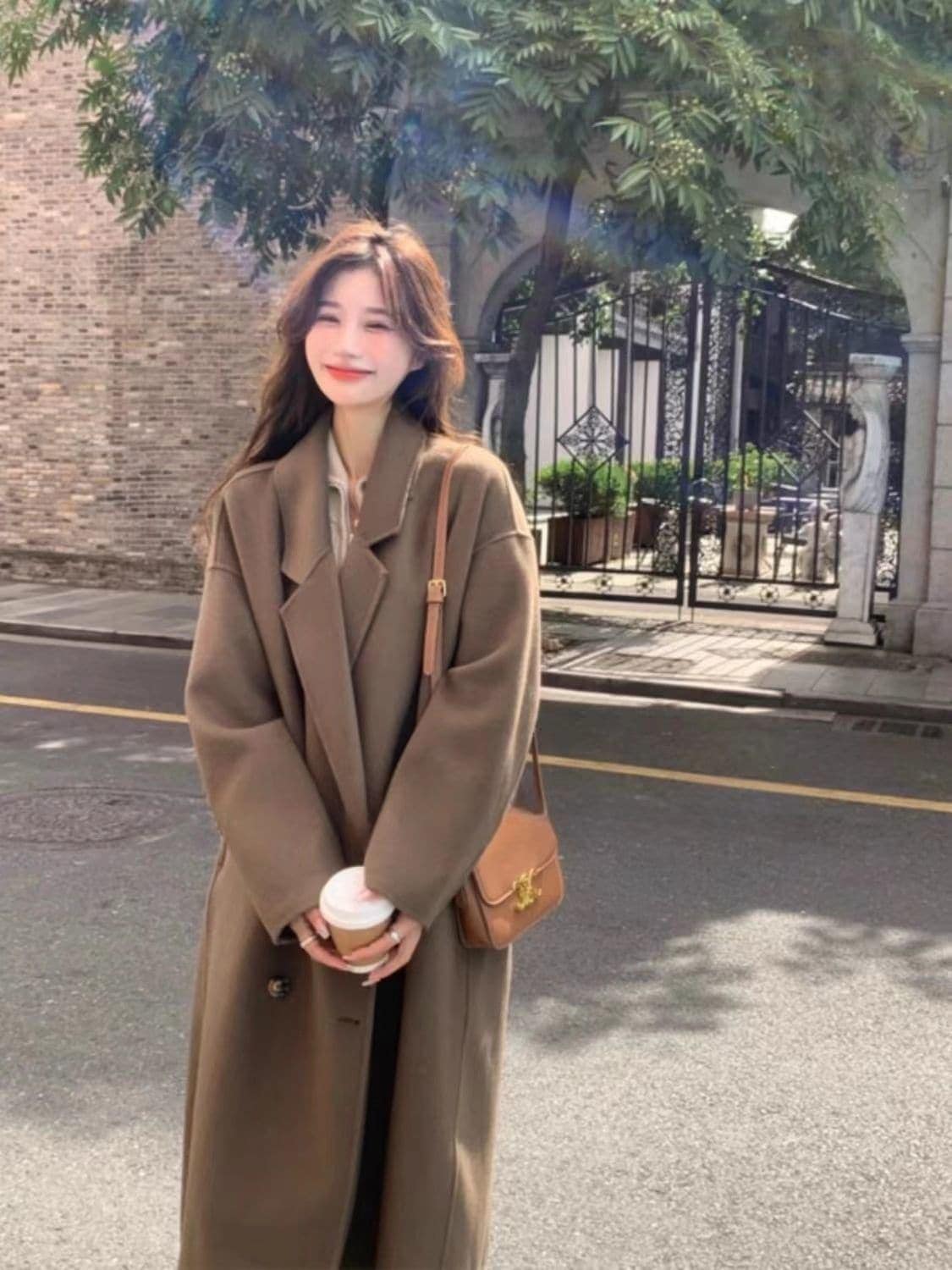 2枚購入で 2oo円FF!25新作 コート 気質 通勤 ゆったり ロングコート トレンチコートAWアウター大人っぽチェスターコート 大きめサイズ チェスターコート トレンチコート アウター