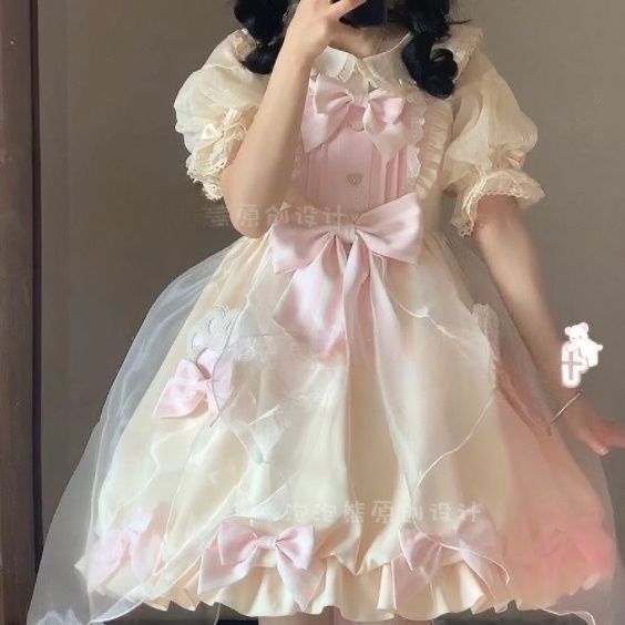 クリスマス衣装cosplay ゴシック ラブリーロリータ キャミワンピース レ ファション 公主メイド服洋装 JSK サスペンダースカートセット