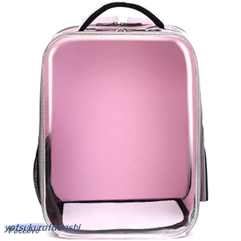 短納期 最安値ペットバッグ ペットキャリー バッグ リュック ペットキャリー 透明 宇宙船カプセル型 リュックサック 犬猫兼用 軽量 通気性 折りたたみ