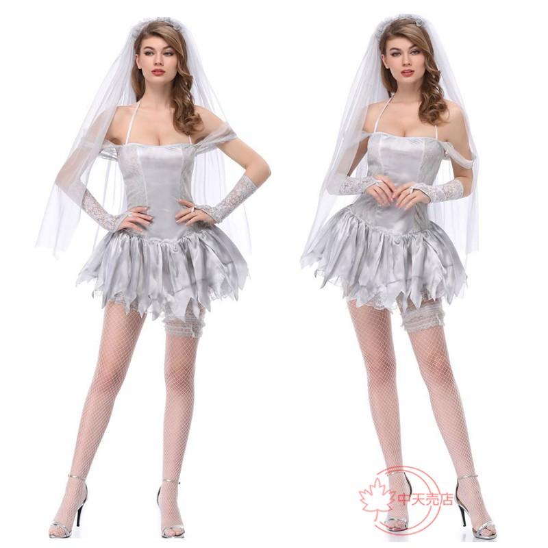 【激安開催！】バンパイア花嫁欧米風ホラー鬼花嫁コスプレハロウィンレディース衣装セクシーワンピースイベント衣装クリスマス