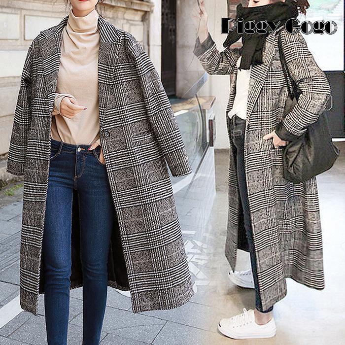 チェスターコート グレンチェック ロングコート ジャケット レディース カジュアル アウター