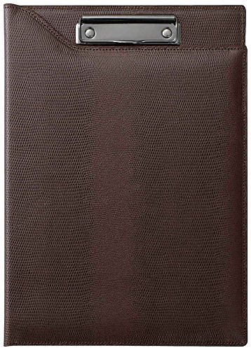 （まとめ買い）クリップファイル A4ダークブラウン ZVF290E 00024793 [x3]バインダー