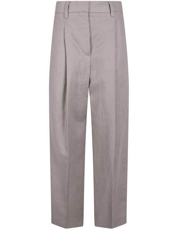 BRUNELLO CUCINELLI Women Straight Pants MH527P9185 C9272 BEIGE