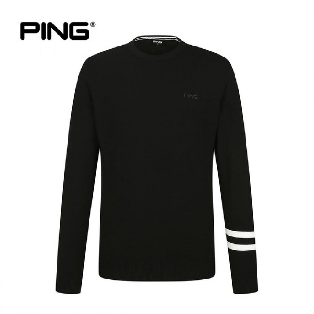 [ping] メンズラインポイント長袖ニット 21,750円