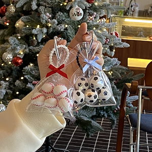 ハンインズのアイデアスポーツバスケットボールキーホルダー1袋手作り面白い車掛けストラップサッカー野球