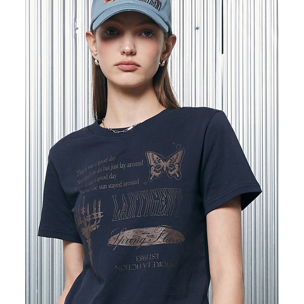 LARTIGENT L2 ラーティジェント Tシャツ(ネイビー)