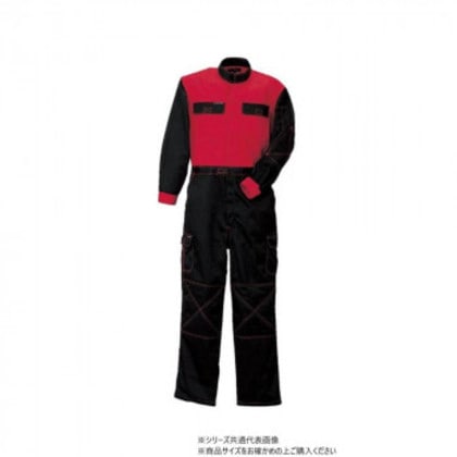 クレヒフク ツートンツナギ レッド 3L 550 6,130円