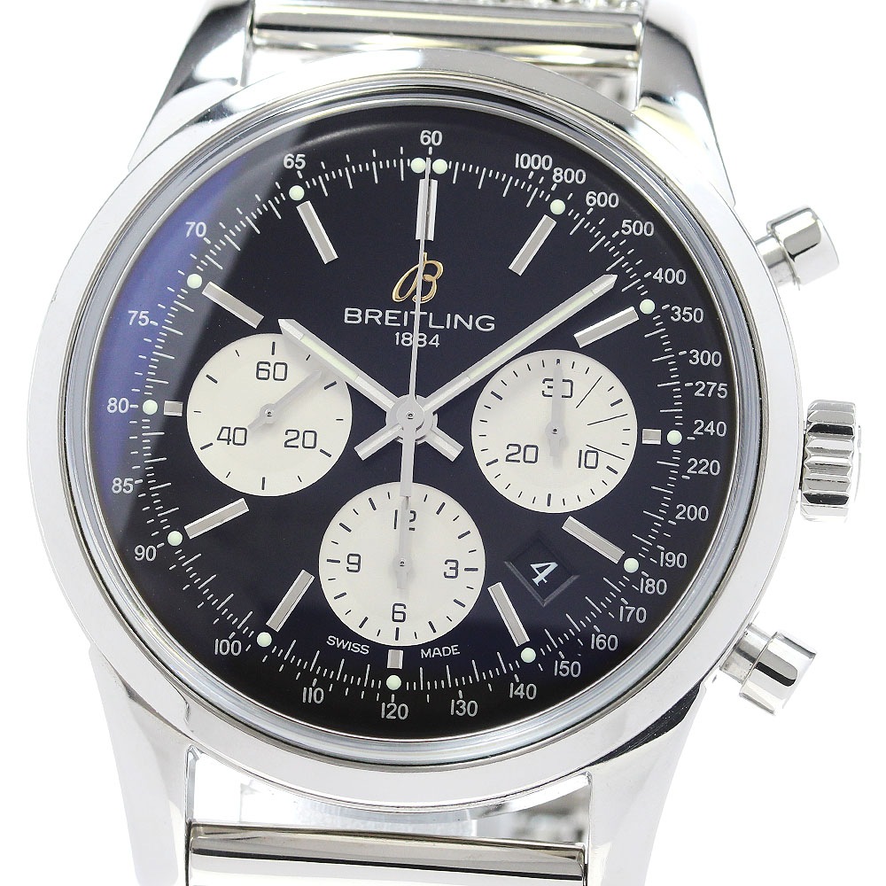 ブライトリング BREITLING AB0151 トランスオーシャン クロノグラフ 自動巻き メンズ _844230【中古】