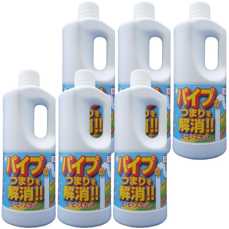 6個セット 和協産業 ピーピースカット 1kg パイプクリーナー 除菌 消臭 排水管